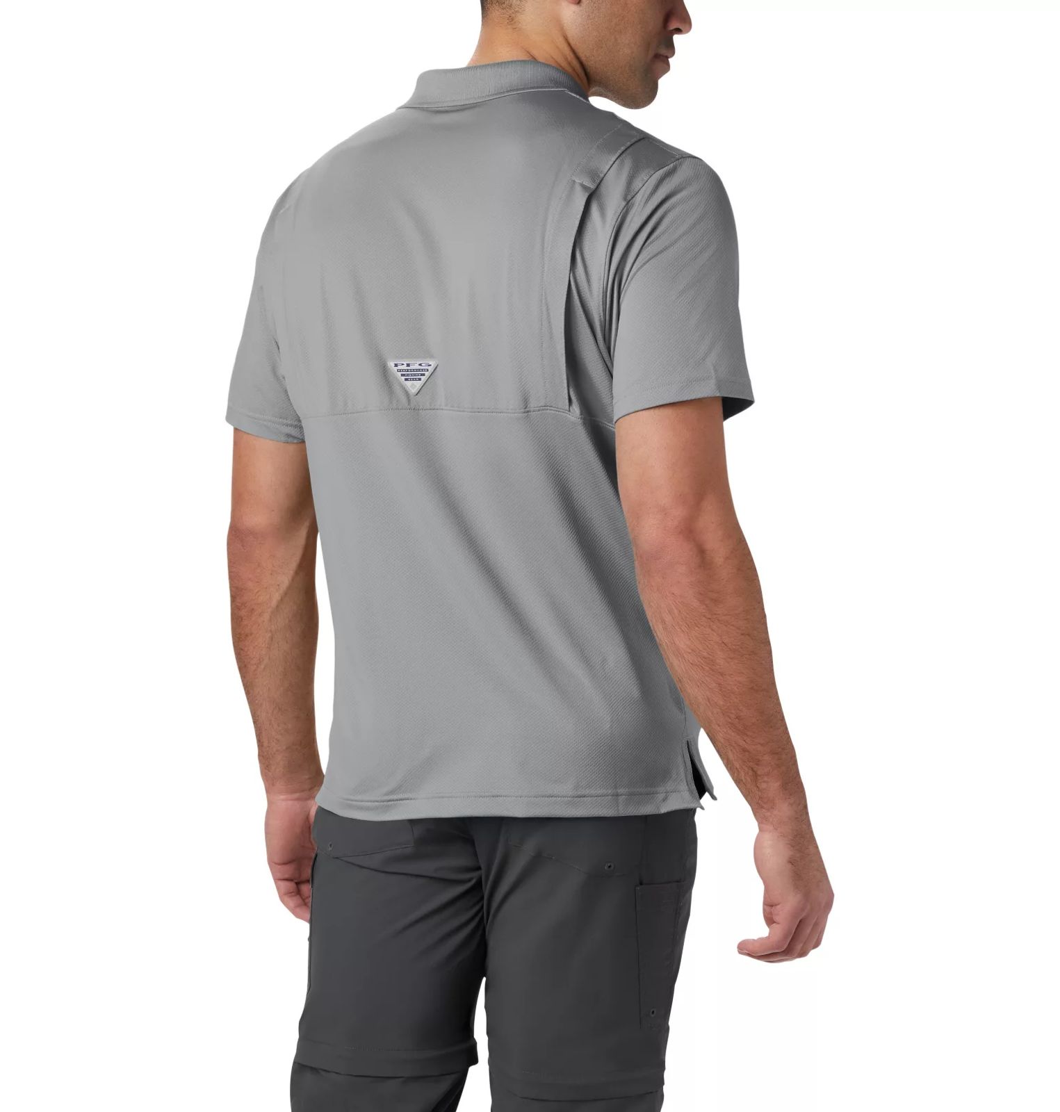 POLO LOW DRAG GRIS CLARO2