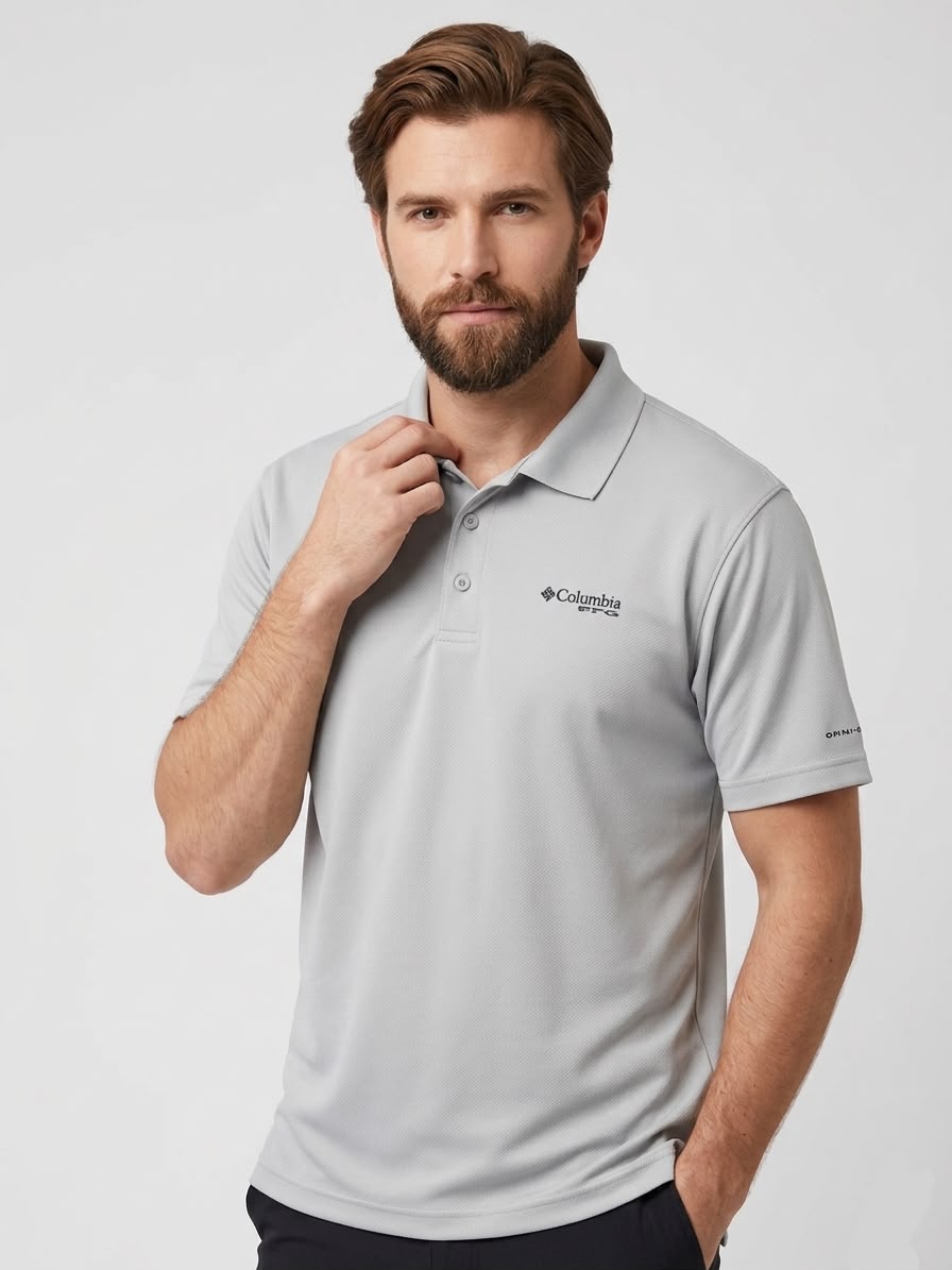 POLO LOW DRAG GRIS 2