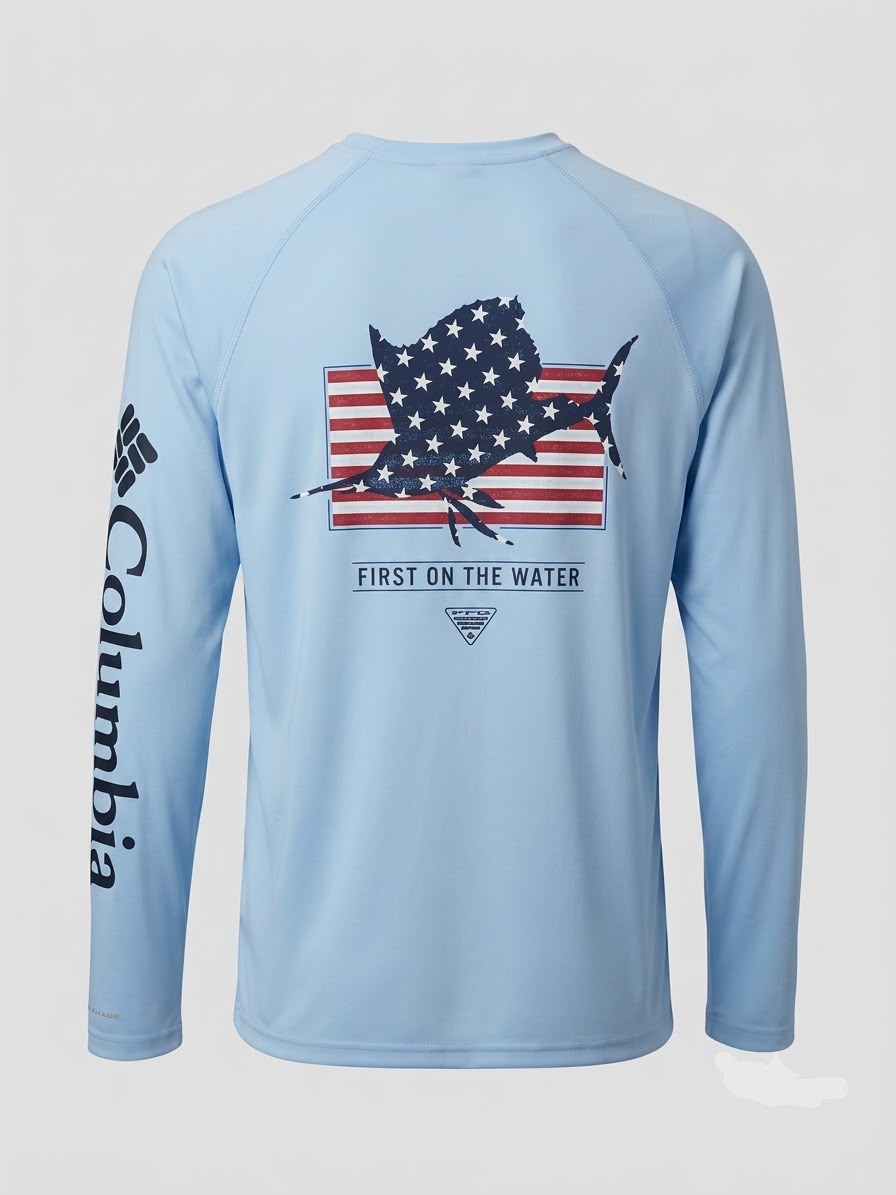 PLAYERA PFG CELESTE BANDERA USA 2